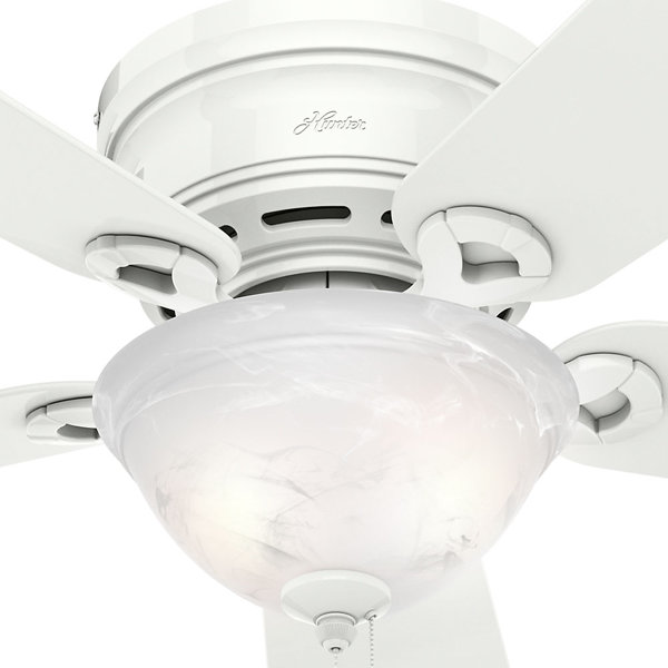 Hunter Fan 42'' Conroy 5 Blade Flush Mount Ceiling Fan with Pull